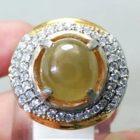 Cincin Batu Akik Hijau Green Safir