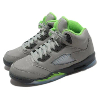 Nike Air Jordan 5 Retro GS 大童 女鞋 銀灰 綠 AJ5 DQ3734-003