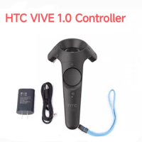 New HTC Vive VR Wireless Controller Wand+Charger Power Supply+Strap Set For Virtual Reality Headset Replacement Parts Accessory