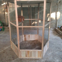 Rumah Kandang burung hias besar jumbo kayu  request warna