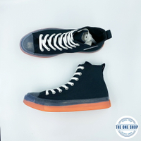 Converse  Chuck Taylor All Star 167809C 黑橘 透明 果凍底