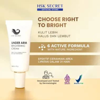 HSK Secret Underarm Brightening Cream | Krim Pencerah Ketiak & Lipatan Hitam