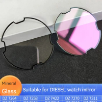 Mineral glass For Diesel DZ4318 DZ7370 DZ7395 DZ7396 series Watch crystal Men Watch Replacement Glass lens repair parts