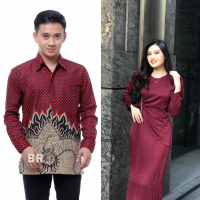 COUPLE BATIK DIVA DRESS by Yesaya Butik Polos Satin Silk Dress Gamis Kondangan Bridesmaid Viral Frie