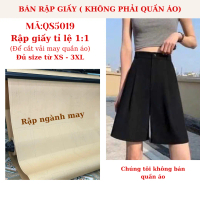 RẬP GIẤY QUẦN SOOC MÃ QS5019 ( KHÔNG CẮT SẴN )