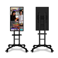 32 43 49 55 Inch Smart Live Streaming Broadcast Equipment Stand Live Stream Interactive Touch Monitor Large Screen Display