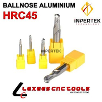 Ballnose 20 R10.0 LEXEES Endmill Aluminium 20 mm HRC45 Carbide Milling Radius 20mm