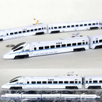 High-speed Railway EMU Train 3D Paper Model DIY Origami Handicraft Course Parents And Children Toy