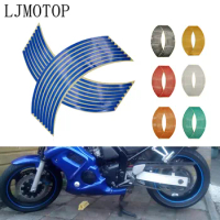Motorcycle Wheel Sticker Motocross Reflective Decals Rim Tape Strip For Yamaha Tenere 700 YZF R1 YZF R120 FZR 600 YZF R3