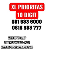 KARTU XL 10 DIGIT CANTIK MURAH 0818 6700 19