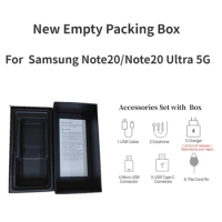 New Retail Box For Samsung Galaxy Note20 5G Note20 Ultra 5G Empty or OEM Accessories US/EU/UK Wall Adapter Type-C Cable Headset