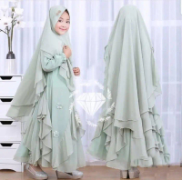 SYARI KID KAYLA 8 WARNA BUSANA MUSLIM ANAK PEREMPUAN PRAKIRAAN USIA 7-11 TAHUN BISA COD KR ANAK BUNG
