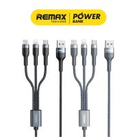 COD สินค้าขายดี  Remax Cable 3 in 1 รุ่น RC-070th สายชาร์จ 3 หัว ชาร์จเร็ว ยาว 1.2 เมตร ชาร์จไว 2A ม