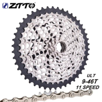ZTTO ULT 11 Speed 9-46T XD Compatible MTB Bike Sprocket Ultimate Cassette 11S 46T Freewheel Ultralight Durable Mountain Bicycle