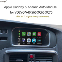 Wireless Apple Carplay Interface Android Auto Solution For VOLVO S40 S60 XC60 S80 Original Factory 7 inch Multimedia Android
