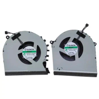 New Compatible CPU and GPU Cooling Fan for HP Omen 17-CB TPN-C144 5 Plus RTX10 10MM THICK DC12V