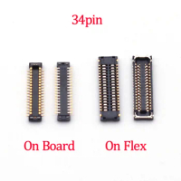 2pcs 34pin Lcd Display FPC Connector For Samsung Galaxy G7102 G7106 G7108 J2 Prime G532 G531 G530 F H Screen Flex Plug On Board