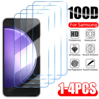 1-4PCS Tempered Glass for Samsung A54 A53 A34 A23 A52S 5G Screen Protector for Samsung A14 A13 A12 A41 A70 A73 A52 A31 Glass