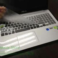 Vivo book Silicone Keyboard Cover For Asus VivoBook R553LN pro551 V551 S551LN K551 LN A551L S551L UX501 keyboard protector