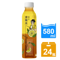【金車/伯朗】波爾茶-檸檬口味(580mlx24入)