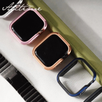 【ALL TIME 完全計時】Apple Watch S7/6/SE/5/4 41mm 鎧甲風格防撞手錶保護殼