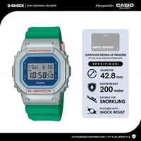 G-shock DW-5600EU-8A3DR Original Jam Tangan Pria Digital Green