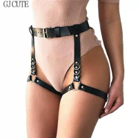 Sexy Women Harness Waist Belt PU Leather Garters O-Ring Waistband Punk Strap Band Leg Belt Club Party Appeal Accessories