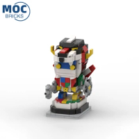 MOC Voltron Robot Brickheadz Mecha Bricks set Model DIY l Assembled Building Blocks Children's Toys