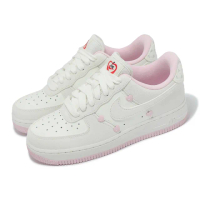 【NIKE 耐吉】休閒鞋 Wmns Air Force 1 07 女鞋 男鞋 粉 米白 情人節 愛心 AF1 經典(HV5992-111)