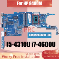 6050A2648201 For HP 9480M Laptop Motherboard I5-4310U i7-4600U 769718-601 769719-601 Notebook Mainboard