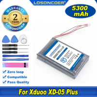 100% Original LOSONCOER 5300mAh XD-05 Plus Battery For Xduoo XD-05 Plus Battery