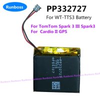 Original 280mAh PP332727 Battery For TomTom Spark 3 III Spark3 / Cardio II GPS Heart Rate Monitor Smart Watch Accumulator AKKU