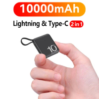 Mini 10000mAh Power Bank Portable External Battery Pack Super Effective Charger For iPhone 14 13 Samsung Xiaomi Powerbank