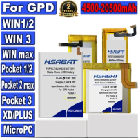 HSABAT Battery for GPD Pocket 2 Pocket2 WIN MAX MicroPC Pocket 1 3 Pocket1 XD XD Plus WIN 1 WIN1 WIN 2 WIN2 WIN 3 4 WIN3 P2 Max