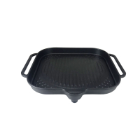 免運 韓式電磁爐烤盤韓式麥飯石烤盤家用不粘烤肉鍋商用鐵板燒燒烤盤子