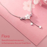 Flora Necklace สร้อยคอเงินแท้ S925 [MERCELO] สินค้ามาใหม่ประจำเดือนนี้