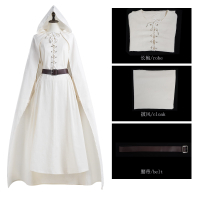 Halloween Movie  of the Rings The Fellowship of the Ring White Robe Gandalf cosplay Same Movie cos C