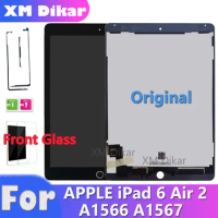 9.7" LCD For Apple iPad Air 2/iPad 6 A1567 A1566 Display Touch Screen Digitizer Panel Assembly Replacement 100% Tested
