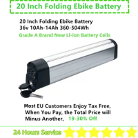 Original 20 Inch Folding Ebike Battery 36V 10Ah 10.4Ah 11.6Ah 12.8Ah 14Ah for Himo Z20 and Z20 Max 250w E-bike Li-ion Battery