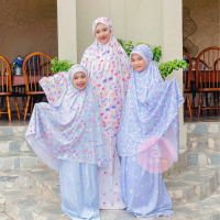 Mukena Printing Armany Silk Premium 5 - 15 Tahun By Alzena Kids Moslem
