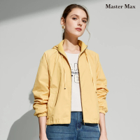 【Master Max】輕巧防風素面縮口連帽外套(8327116)