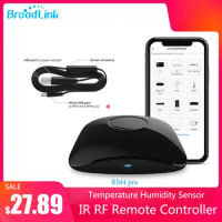 BroadLink RM4 Pro + HTS2 Version Wireless Universal Remote Hub with Smart Home Solution