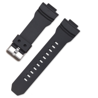 16mm Watch Strap for Casio G-shock GA-150/200/201/300/310/GLX TPU Silicone Soft Rubber Watchband Wom