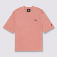 【VANS 官方旗艦】Tokyo Design Collective Washed Out 男女款粉橘色短袖T恤