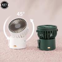 Creative Portable Neck Hanging Mini Fan USB Rechagreable Quiet Table Air Cooling Handheld Fans For Office Home Travel