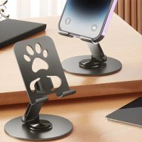 Cat claw aluminum alloy mobile phone holder can be folded 360°Mobile Phone Holder For iPad tablet iPhone 14 Xiaomi 13 Huawei P50