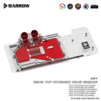 BARROW Water Block use for ASUS TUF RTX3080 TI O10G O12G/RTX3090 O24G GAMING GPU Card Support Original Backplate BS-AST3090-PA