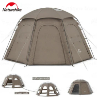 Naturehike MGFire Camping Barbecue One-piece Skeleton Self-supporting Tent Outdoor Polyester Cotton Large Space Tent Quick Build