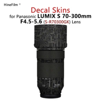 Lumix S 70-300 Lens Sticker Decal Skin For Panasonic LUMIX S 70-300mm f/4.5-5.6 Lens Protector 70300 Anti-scratch Wrap Cover