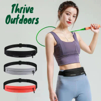 Sports Waist Bag Running Belt Unisex Ultra Thin Reflective Fitness Gym Workout Beg Gym Outdoor Belt 